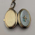 Antique British rolled gold Albert chain locket fob