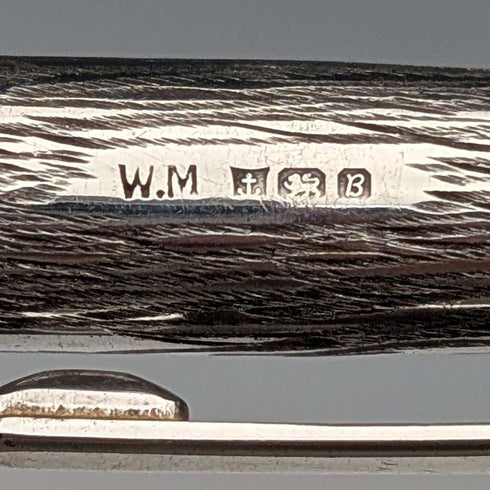 1976年 英国ヴィンテージ 純銀製 ボールペン William Manton ケース入り