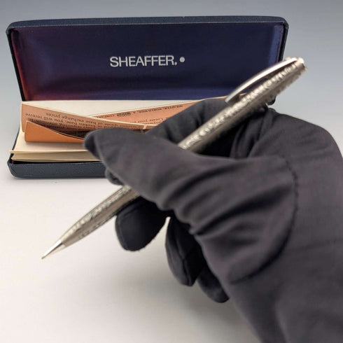 米国ヴィンテージ シェーファー 純銀製 シャープペンシル ケース/説明書付き