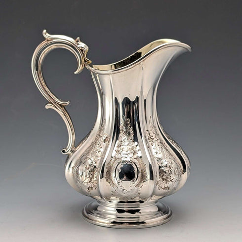 1857 British Antique Silver Plated Tea/Coffee Set, Elkington