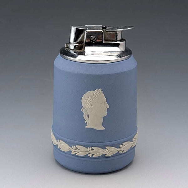 Encendedor de gas RONSON de Jasperware de Wedgwood, vintage británico