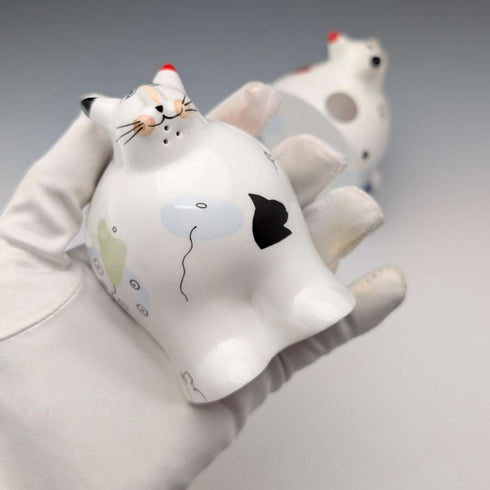 法式复古动物园系列 陶瓷猫咪调味罐 Villeroy & Boch