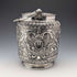 Bisquitera de plata chapada, antigua, inglesa, 1892, James Dixon & Sons