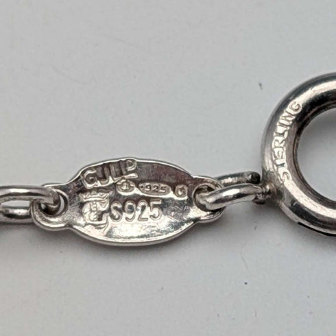 1974年喬治傑生 (Georg Jensen) 純銀長扭鏈項鍊,113厘米,62克
