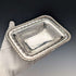 Vintage British silver-plated square dish with stems by Mappin & Webb