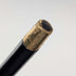Vintage Black Shaft Antler L-Handle Walking Stick, 72cm, ASHBEY