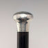 1916년 영국 앤틱 블랙 샤프트 순은제 론델 핸들 지팡이 87cm