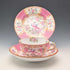 1920年代 英国明顿(Minton)茶杯三件套 粉色公鸡(Pink Cockatrice)梅尔百货(Myer Emporium)特制款 ④