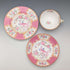 1920年代 英国明顿(Minton)茶杯三件套 粉色公鸡(Pink Cockatrice)梅尔百货(Myer Emporium)特制款 ④