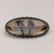 Broche de plata de ley con paisaje tropical de alas de mariposa, antigüedad británica, T.L.M.