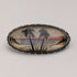 Broche de plata de ley con paisaje tropical de alas de mariposa, antigüedad británica, T.L.M.