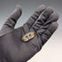 Broche de plata de ley con paisaje tropical de alas de mariposa, antigüedad británica, T.L.M.
