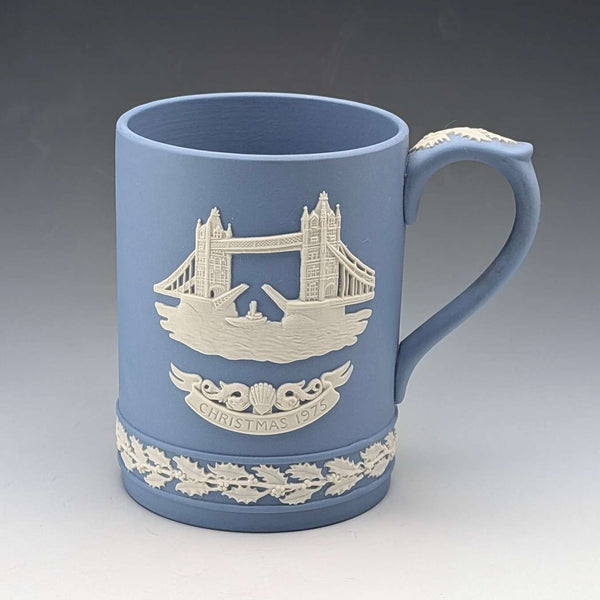 1975 British Wedgwood Jasperware Christmas mug