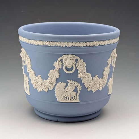 Macetero de jasperware Wedgwood vintage británico