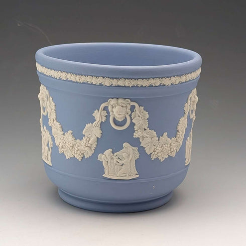 Macetero de jasperware Wedgwood vintage británico