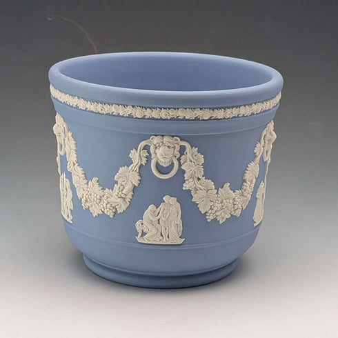 Macetero de jasperware Wedgwood vintage británico