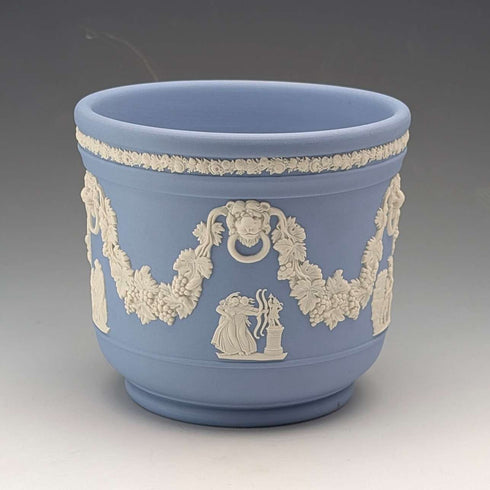 Macetero de jasperware Wedgwood vintage británico
