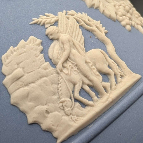 Macetero de jasperware Wedgwood vintage británico