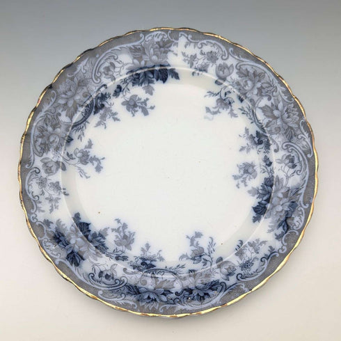 英国アンティーク バーリントンパターン 半磁器製 ランチプレートペア Wedgwood&Co.