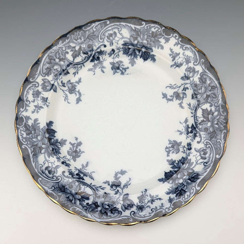 英国アンティーク バーリントンパターン 半磁器製 ランチプレートペア Wedgwood&Co.