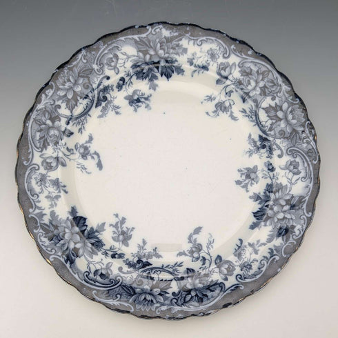 英国アンティーク バーリントンパターン 半磁器製 ディナープレートペア Wedgwood&Co.