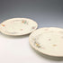 French Antique Japonism Design Hard Ceramic Dinner Plate Pair ②