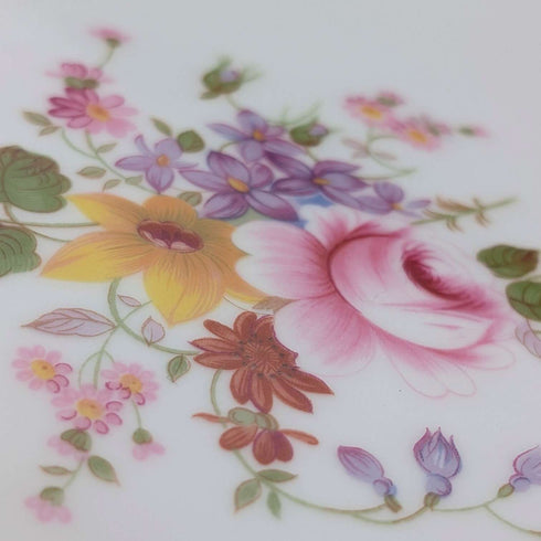 Vintage British Bone China Teapot Stand, Royal Crown Derby