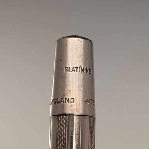 Portaminas de propulsión vintage británico Yard-O-Led Platinium
