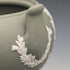 1978年 英国复古 Wedgwood 绿色浮雕玉石系列 (Jasperware) 糖罐 ※无盖