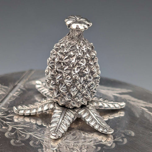 1887年頃 英国アンティーク シルバープレート製 コーヒーポット Mappin&Webb