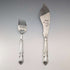 Antique British silver-plated fish server pair by Harrison Brothers & Howson