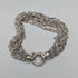 Italian Vintage Sterling Silver Multi-Twist Chain Bracelet, 28g, MILOR