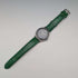 Circa 1943 Omega Ref. 2325/8 Men's Mechanical Wristwatch "Jumbo" Black Dial Green Strap Good Working Condition