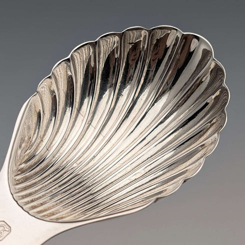 1978 British Vintage Sterling Silver Tea Caddy Spoon, 20.5g, A Chick & Sons Ltd, Case Included