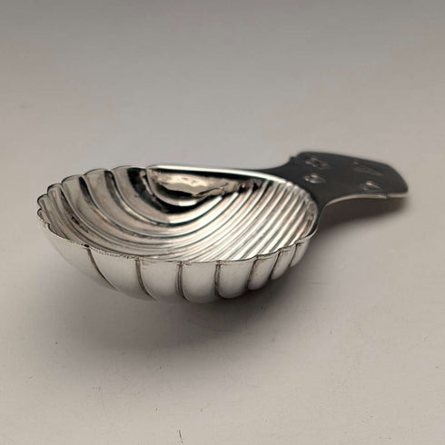 1978 British Vintage Sterling Silver Tea Caddy Spoon, 20.5g, A Chick & Sons Ltd, Case Included