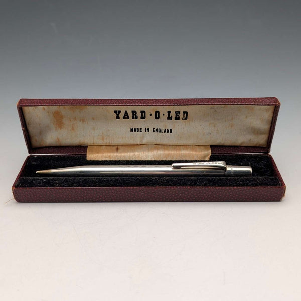 1962年 英国复古 Yard-O-Led 纯银自动铅笔(附笔盒)