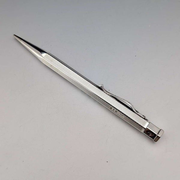 1959年 英国复古 Yard-O-Led 纯银制 六角形旋转式自动铅笔