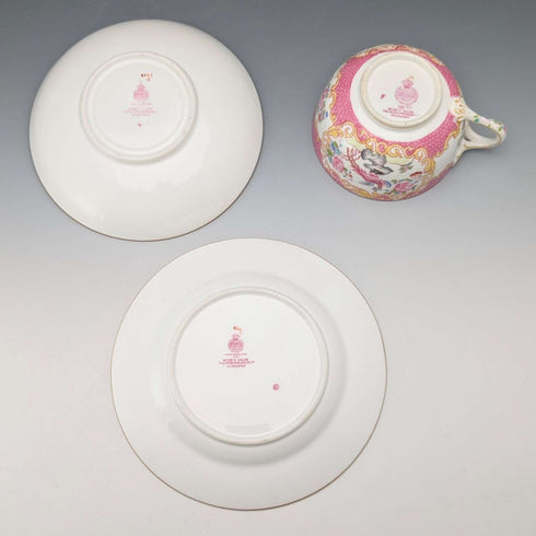 1920 年代英國 Minton 茶杯三件組粉紅雞蛇,為 Meyer Emporium 特別訂購 (5)
