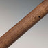 1909年 英国古董 棕色杆身 雕刻纯银朗德尔手柄 手杖 88cm
