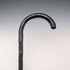 Vintage Twisted Black Shaft Bent Handle Walking Stick 84cm