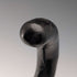 Vintage Twisted Black Shaft Bent Handle Walking Stick 84cm