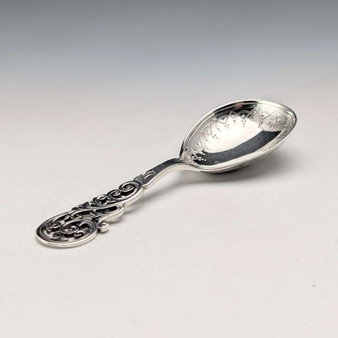 1891년 영국 앤틱 순은 티 캐디 스푼 15.6g 찰스 보인턴