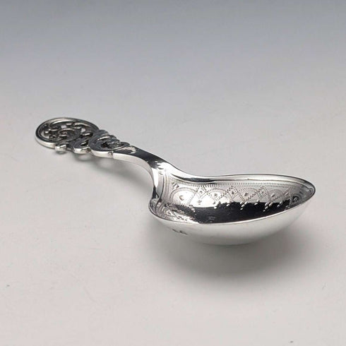 1891년 영국 앤틱 순은 티 캐디 스푼 15.6g 찰스 보인턴