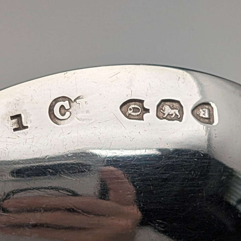 1891년 영국 앤틱 순은 티 캐디 스푼 15.6g 찰스 보인턴