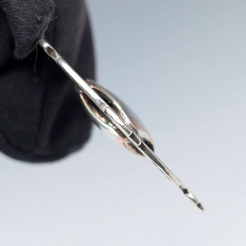 1905年頃 英国ヴィンテージ 純銀製アルバートチェーン 54g 純銀メダルフォブ