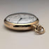 Reloj de bolsillo Omega vintage de alrededor de 1935, caja Denison de frente abierto chapada en oro, en buen estado de funcionamiento