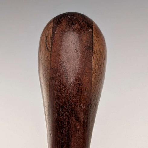 英国复古拼花木棕色手柄星期天拐杖 87cm