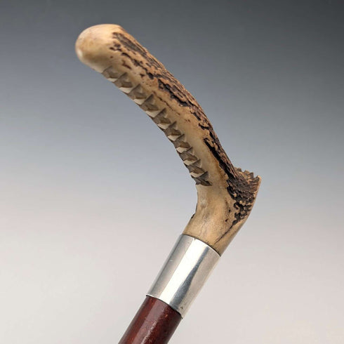1913年 英国アンティーク 乗馬用ムチ ライディングクロップ アントラー 52cm