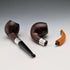 Early 20th Century British Antique Sterling Silver Estate Pipe Pair by Comoys, Case Included