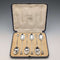 Juego de 6 cucharillas de té de plata de ley vintage británicas de 1932, 88 g en total, de Mappin & Webb, con estuche.